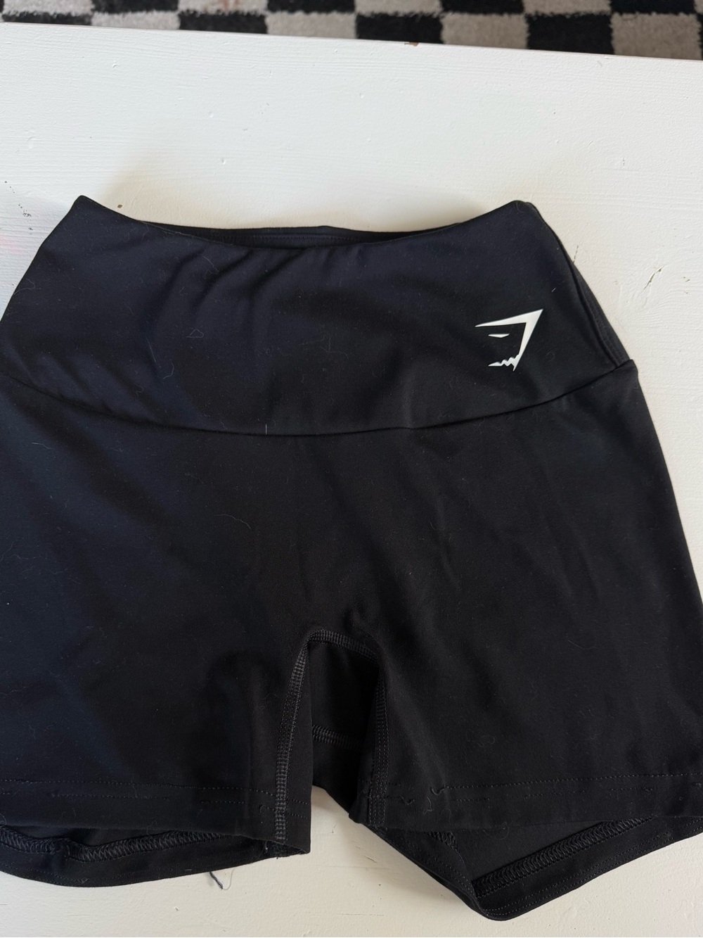 Gymshark Black High-Waist Women’s Workout Shorts